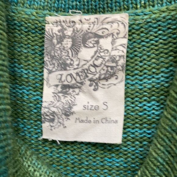 Loverock cotton blend turtleneck sweater top shirt sleeve - Picture 3 of 6